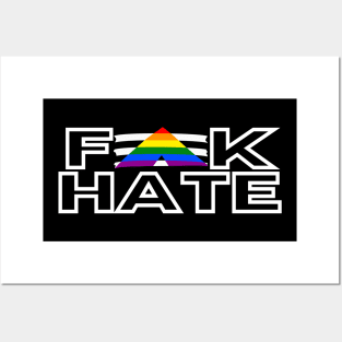 FK Hate White Posters and Art